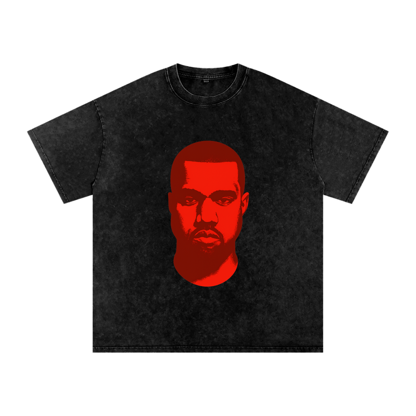 Kanye Vintage Oversized T Shirt - Red Tint
