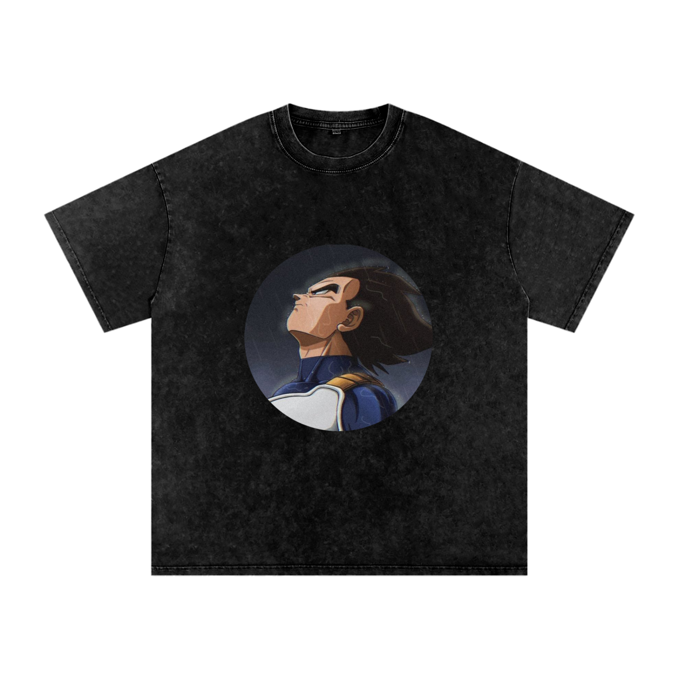 Vegeta Vintage Oversized T Shirt - A Warrior's Defeat