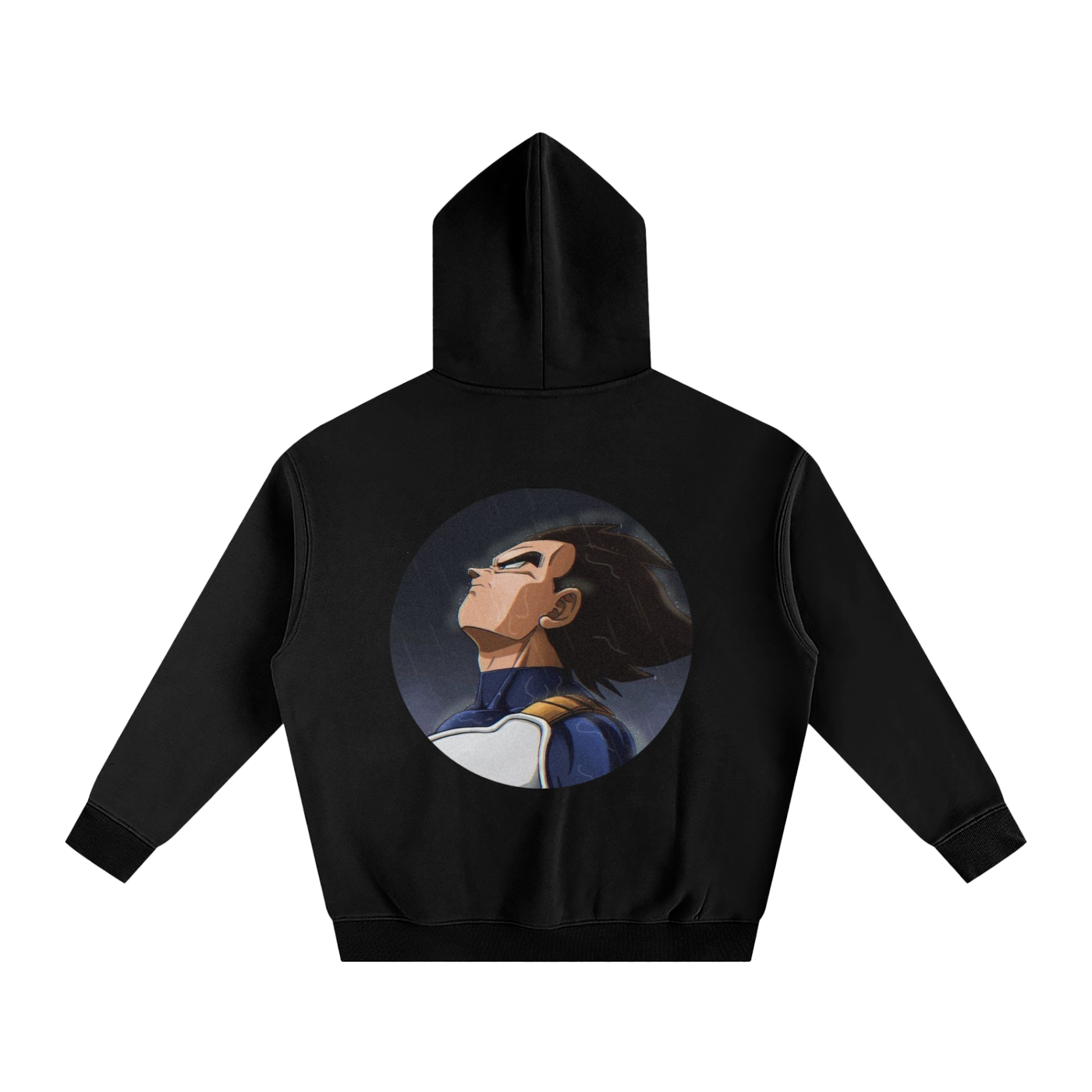 Vegeta Oversize Hoodie - A Warrior's Defeat