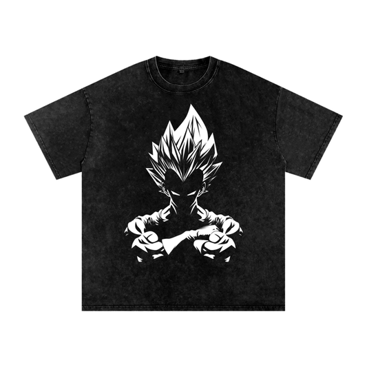 Vegeta Vintage Oversized T Shirt - True Power